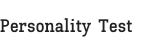 Personality Test